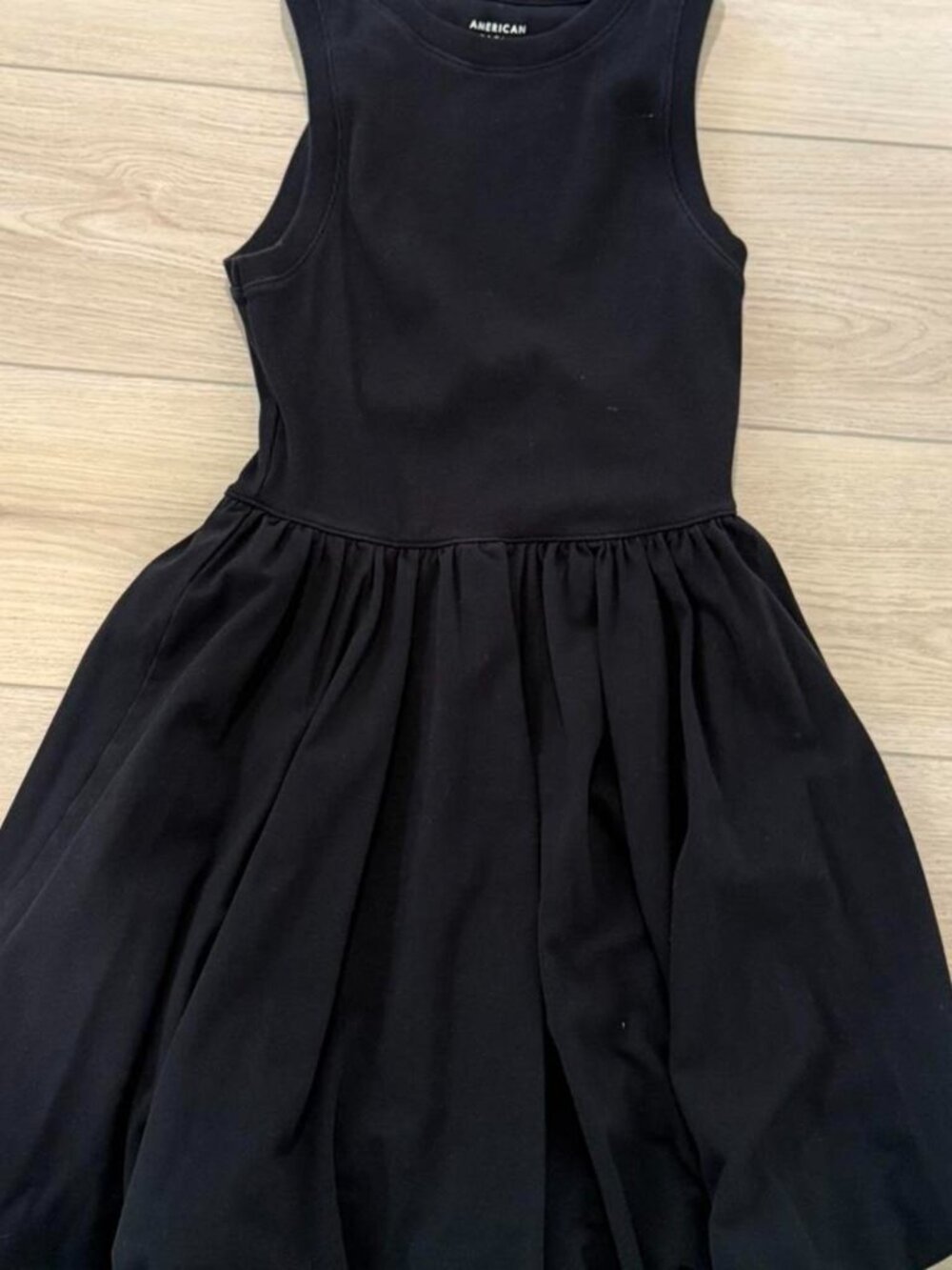 American Eagle Bubble Hem Mini Dress